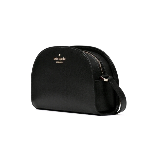 kate spade Handbags - New Kate Spade Perry Leather Dome Crossbody Black Nwt
